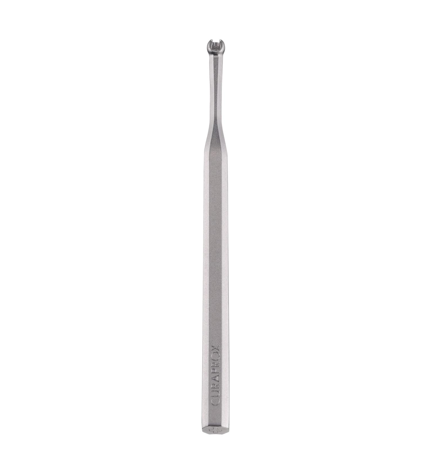 Curaprox UHS 477 Interdental Brush with Steel Holder - Professional Silver 1 Piece for Optimal Oral Care - Buy Online on GoSupps.com