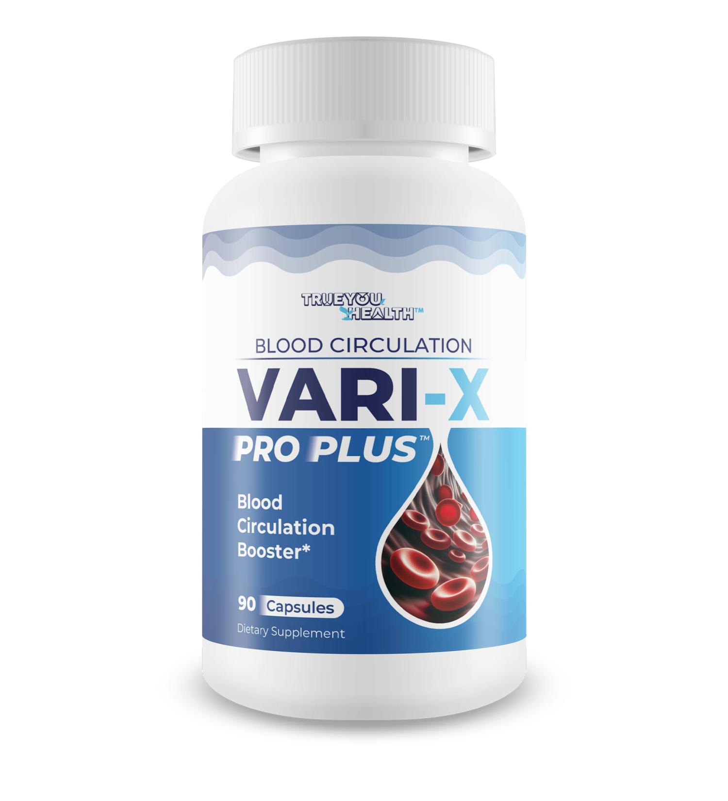 Blood Circulation Vari-X Pro Plus - Our Best Blood Circulation Booster - Blood Circulation Supplements to Improve Blood Flow Circulation - Vari X Pro Plus Blood Circulation Pills - Advanced Blood Flow - Buy Online on GoSupps.com