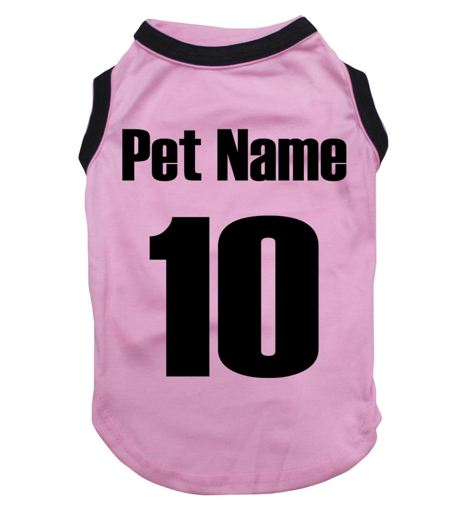 Petitebelle Customizable Miami Theme Dog Shirt - Size L - Pink | International Shipping - Buy Online on GoSupps.com