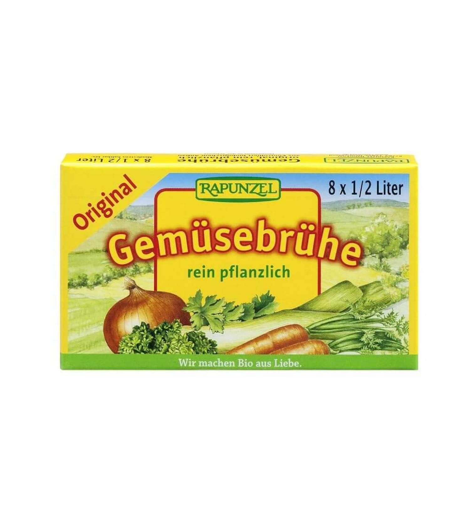 RAPUNZEL - Organic vegetable broth - 8 cubes / 84g