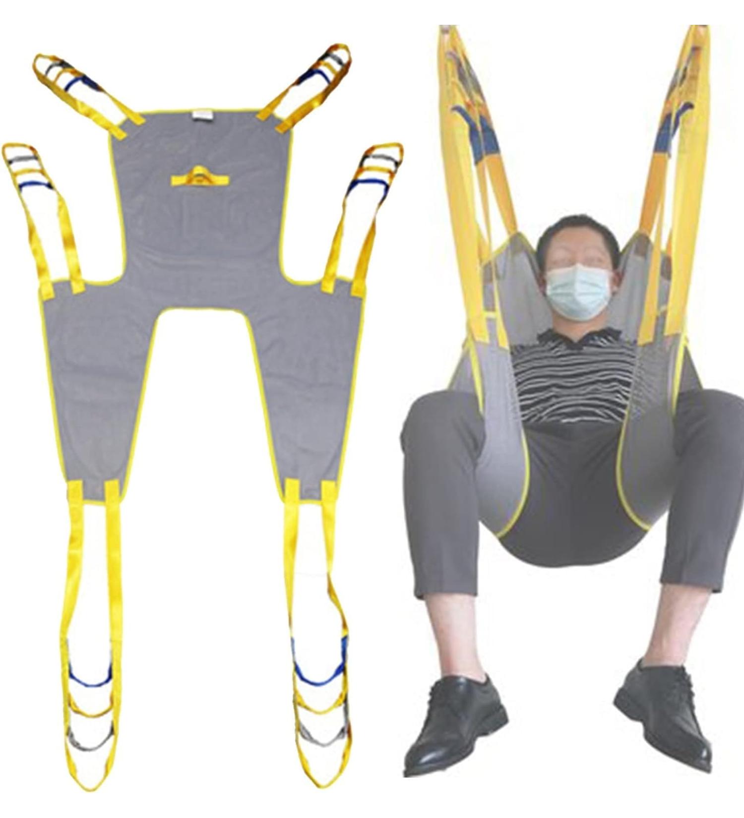 Patient Lifting Slings Toileting Full Body Mesh Heavy Duty Patient Lift Sling Divided Leg Shower Sling Full Body Sling Patient Lift Hoist for Lifting Elderly Aid Medium - Buy Online on GoSupps.com