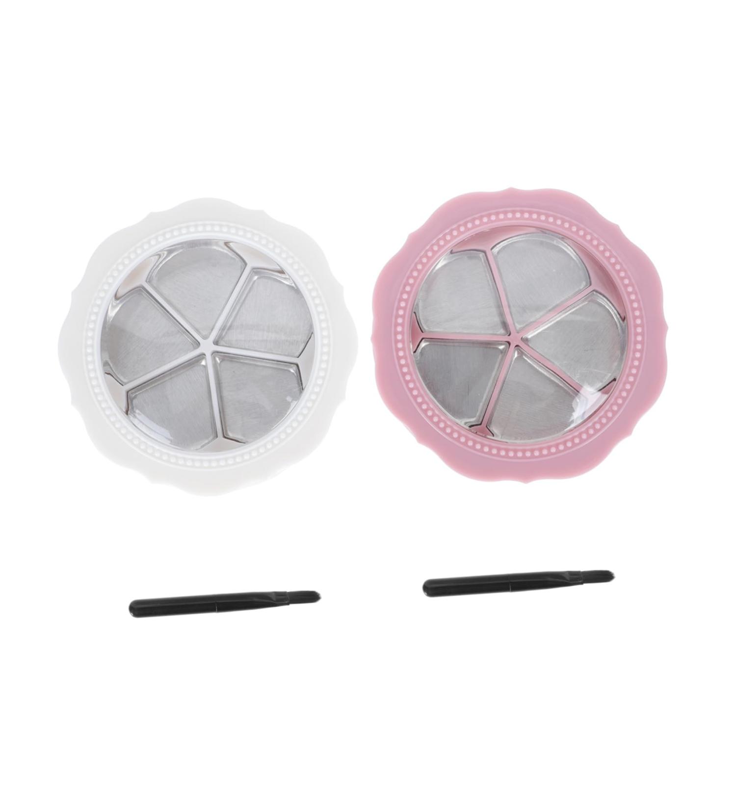 Minkissy 2 Sets Makeup Portion Tray | Empty Eyeshadow & Highlighter Cases | Magnetic Storage for Lipgloss & Lipstick - Buy Online on GoSupps.com
