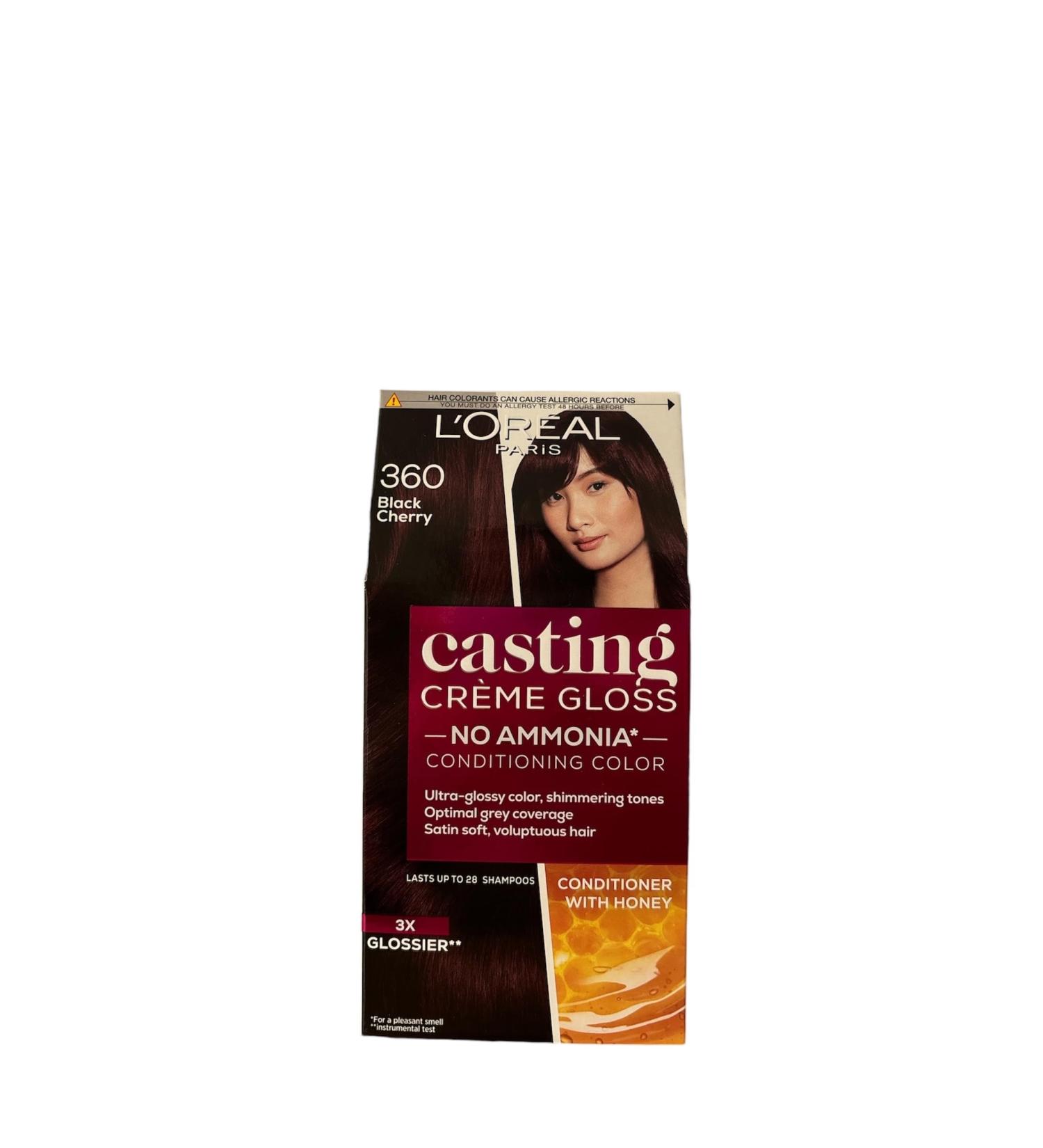 L 'Oreal Casting Cr me Gloss Black Cherry Shade 360 Hair Colour - Buy Online on GoSupps.com