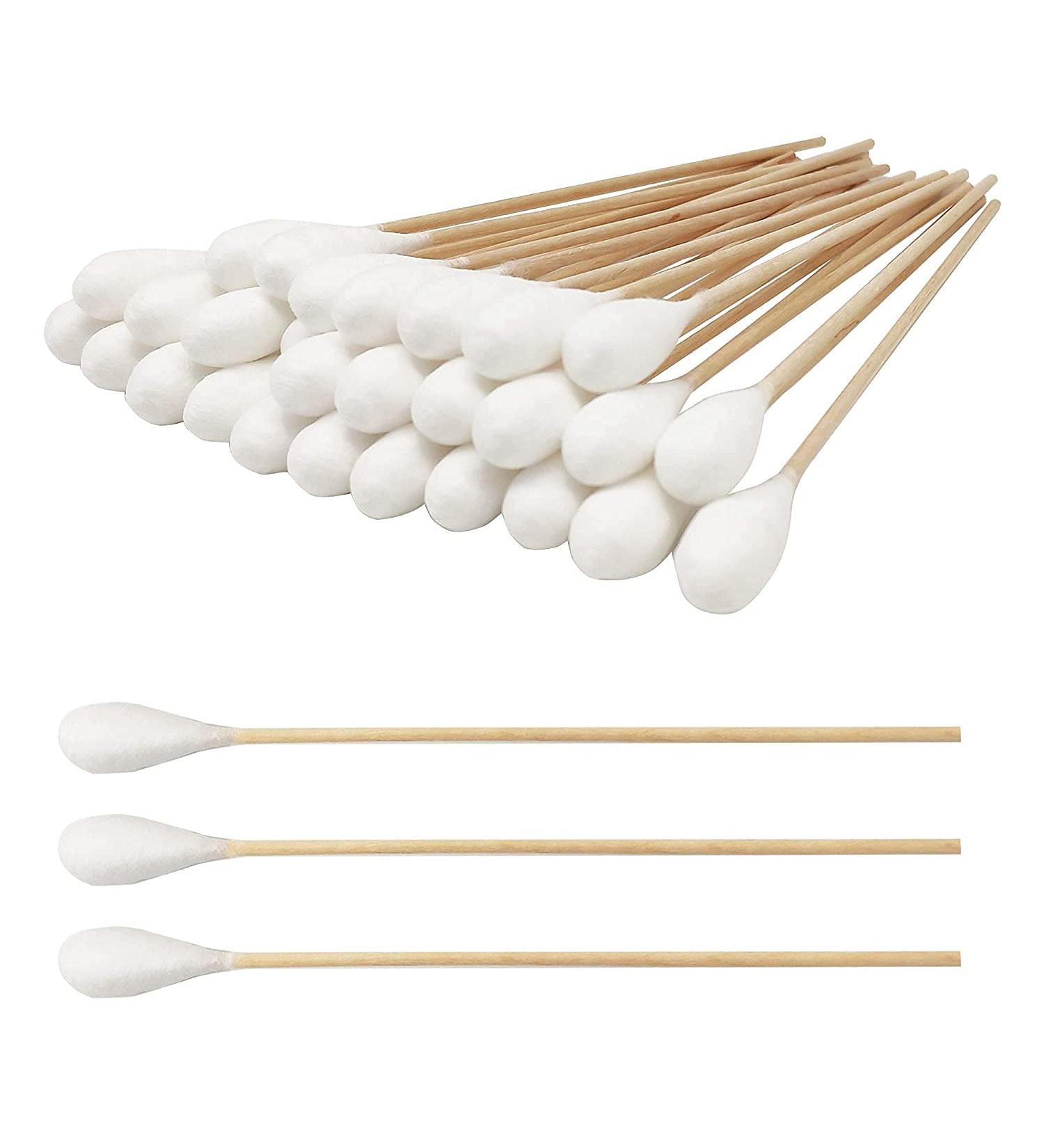 600PCS 6 Inch Cotton Swabs - Large Size for Pets, Gun Cleaning & Makeup - Buy Online on GoSupps.com