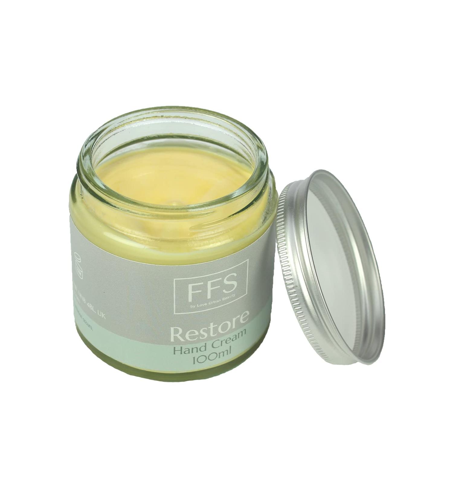 Rejuvenating Hand Cream Restoring Skincare FFS by LUB w. Essential Oils 100ml - Buy Online on GoSupps.com