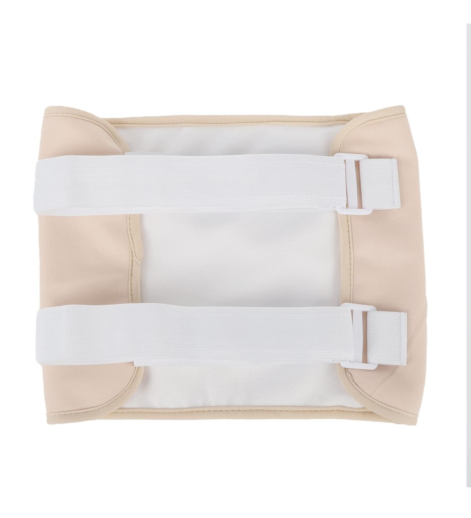 Sleep Adjustable Castor Oil Pack | Ergonomic Reusable Compress for Liver Detox - Khaki - Buy Online on GoSupps.com