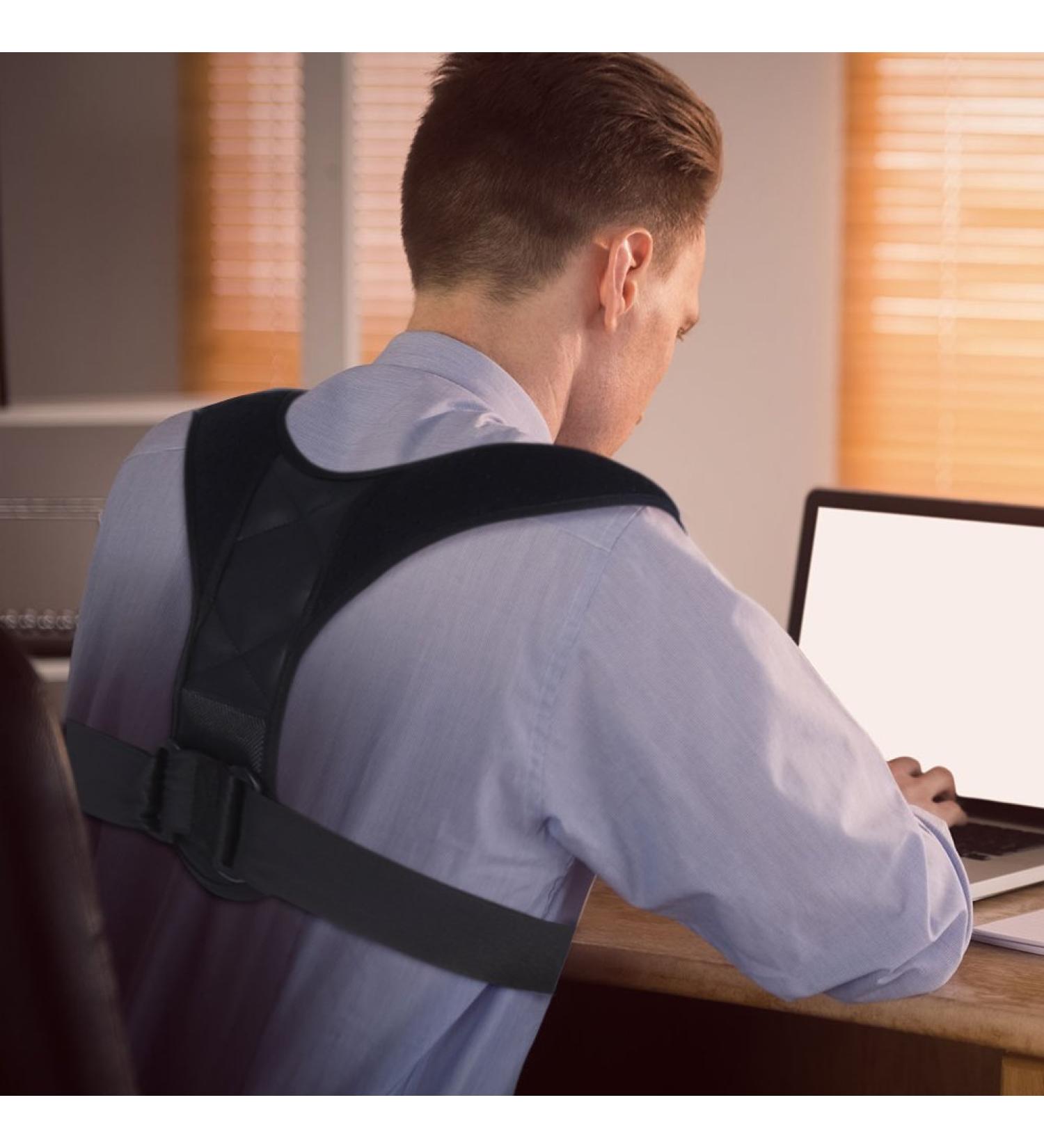 xuuyuu Posture Corrector for Men & Women | Comfortable Back Support Brace for Rounded Shoulders & Slouching | Best Posture Support Straps - Buy Online on GoSupps.com