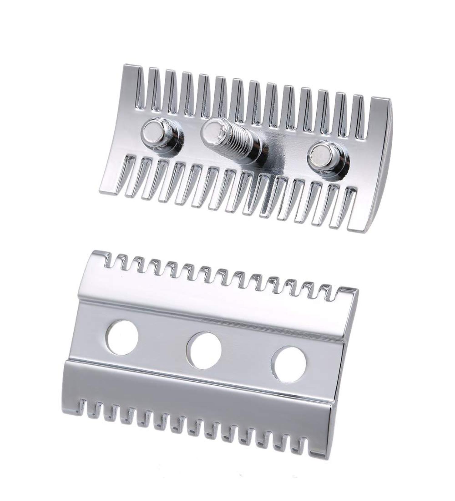 Funien Double Edge Safety Razor Open Comb Head Male Safety Shaver Shaving Tool Hairdressing Razor for Home Use - Buy Online on GoSupps.com