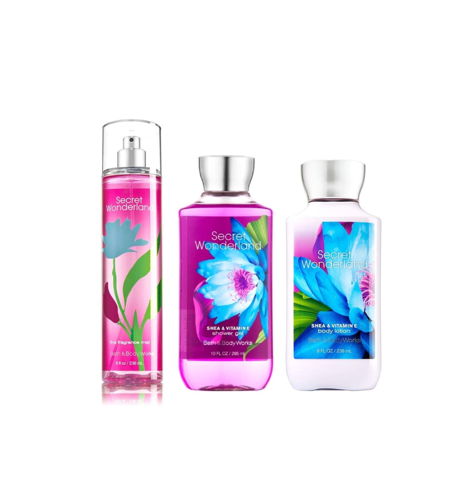 3-Piece Bath & Body Works Secret Wonderland Gift Set: Lotion, Shower Gel, Mist - Buy Online on GoSupps.com