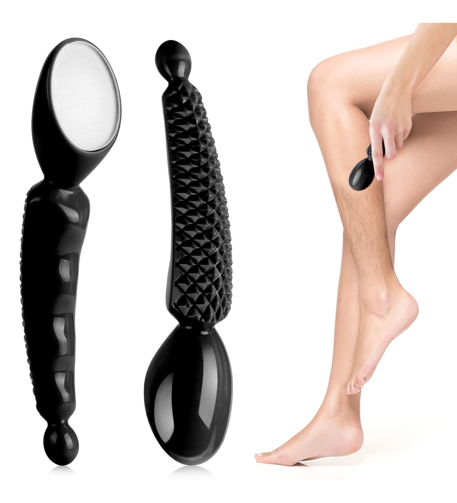 Crystal Hair Remover - Nano Hair Eraser for Men & Women | Effortless Body & Leg Epilation - Black - Buy Online on GoSupps.com