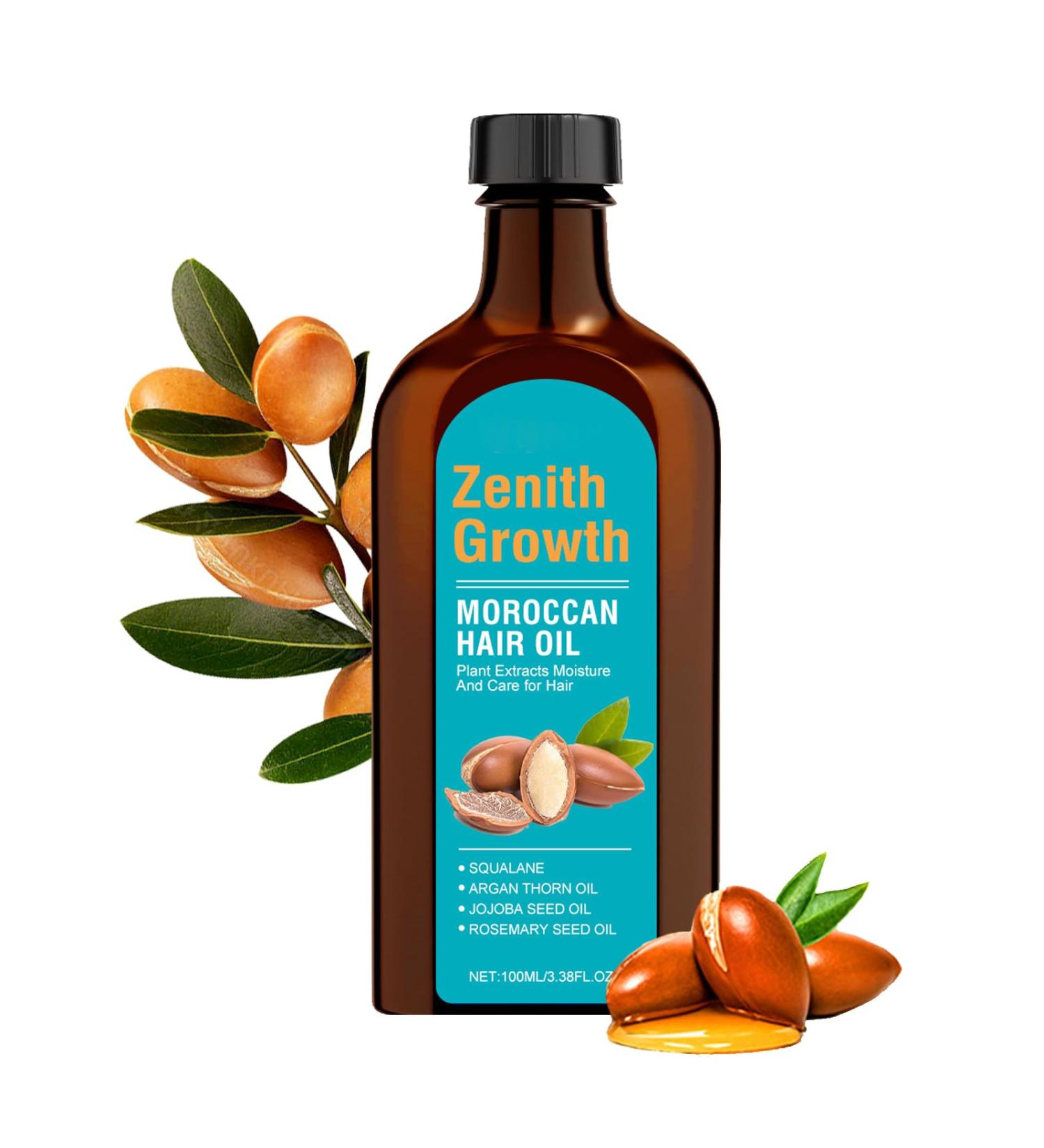 Argan Hair Oil Moisturizing Hair Oil Serum with Argan Oil from Morocco Argan Oil Hair for Natural Hair Growth Intensively Nourishing Hair Care Oil for Dry Brittle Hair - Buy Online on GoSupps.com