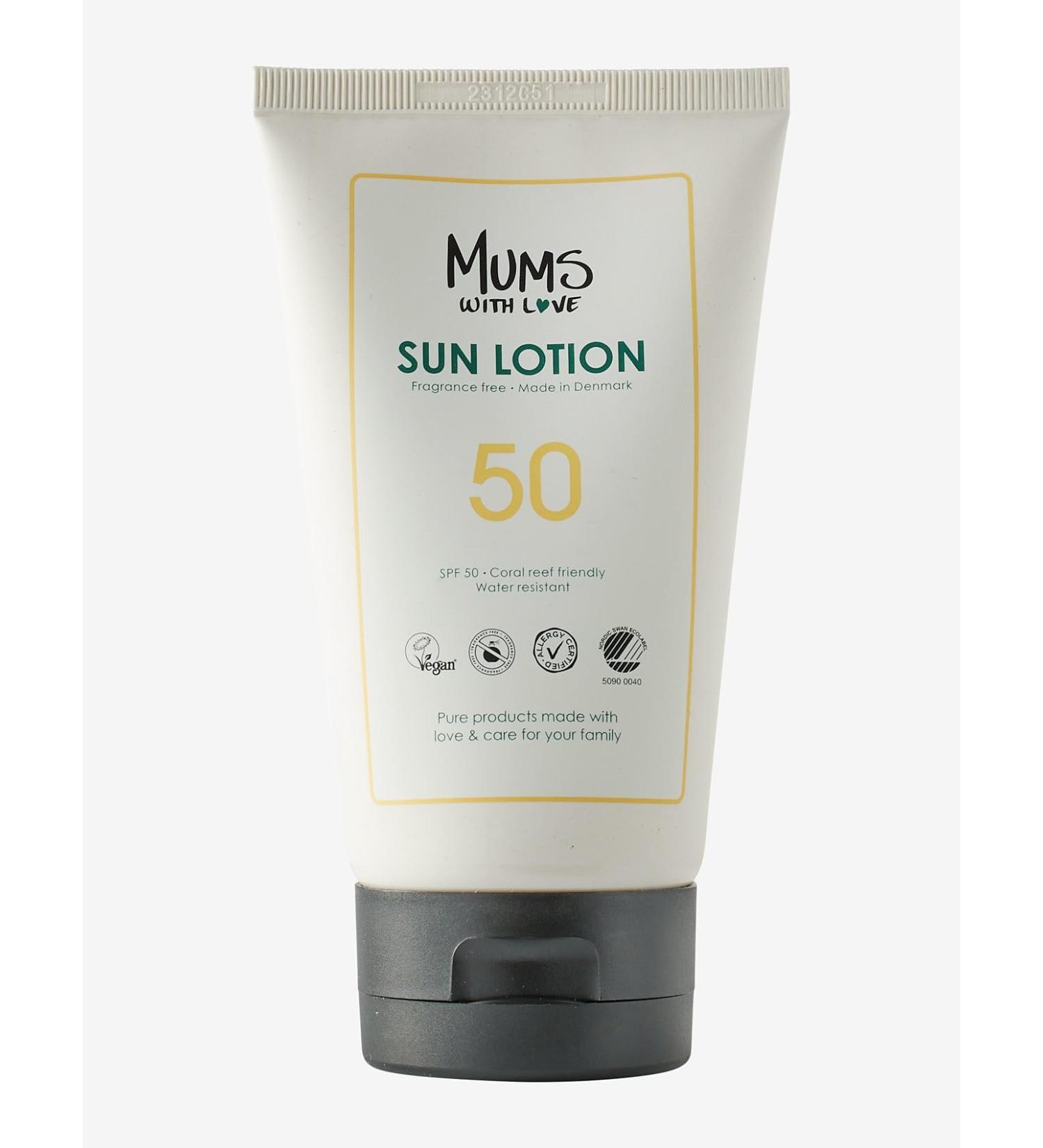 Mums With Love Sun lotion SPF 50 150 ml - Buy Online on GoSupps.com