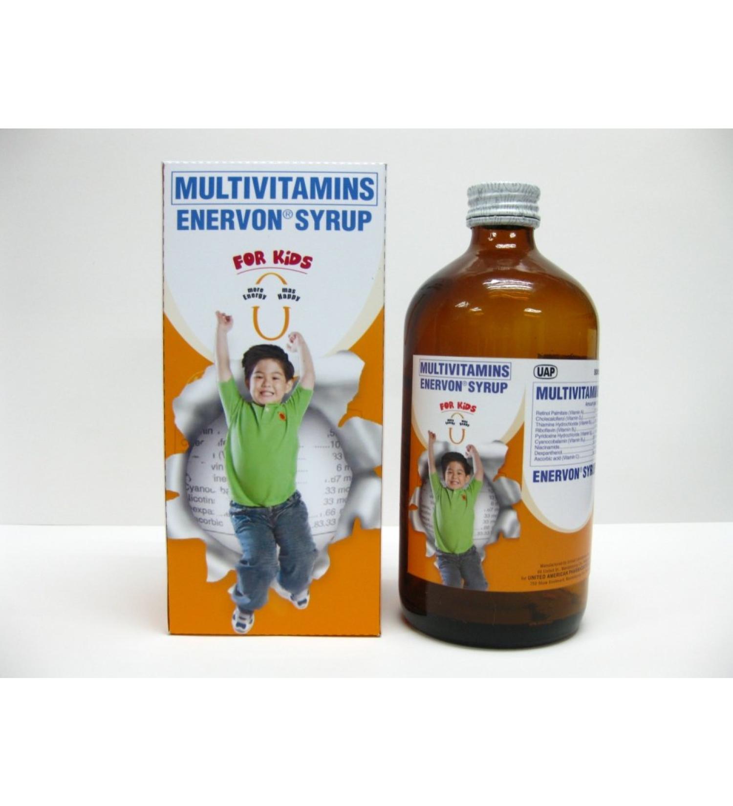 2 Enervon Syrup Multivitamins (2 x 120ml)