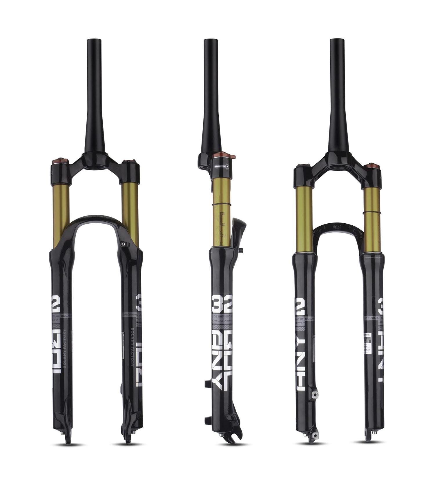 BOLANY 27.5 MTB Bicycle Magnesium Alloy Suspension Fork - Manual Lockout - Tapered Steerer - Buy Online on GoSupps.com