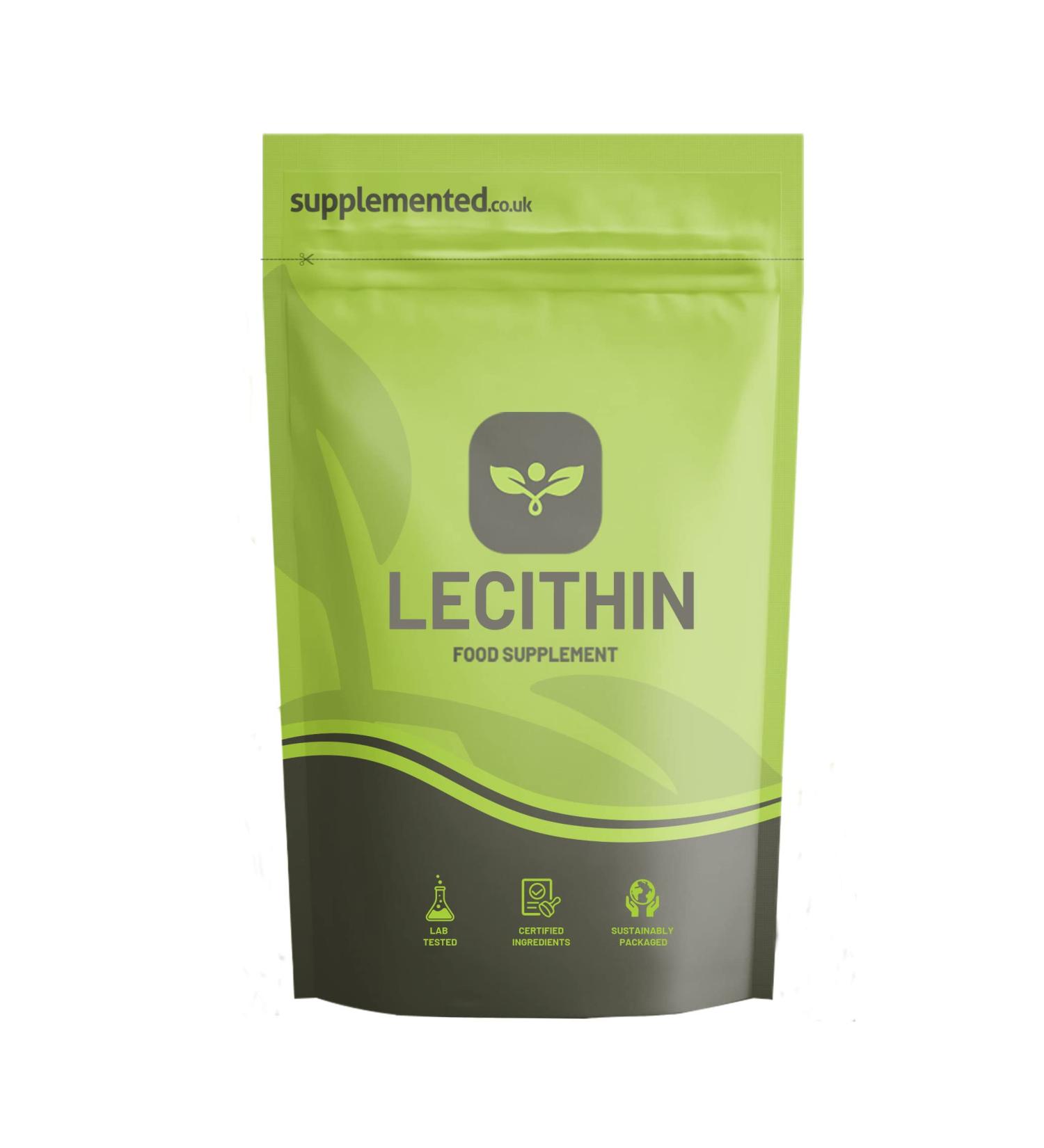 Lecithin 1200mg - 90 Softgel Capsules | Soy Lecithin Supplement Pharmaceutical Grade - Buy Online on GoSupps.com