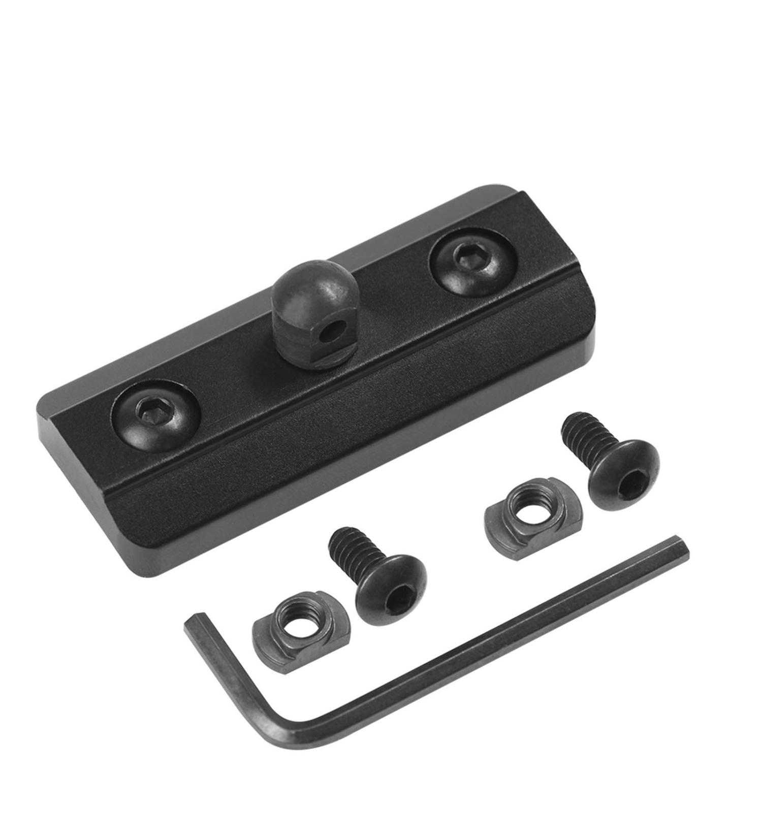 Xaegistac MLOK Bipod Adapter Mount - MLOK Sling Stud - 4 T-Nuts, 4 Screws, 1 Wrench - Buy Online on GoSupps.com