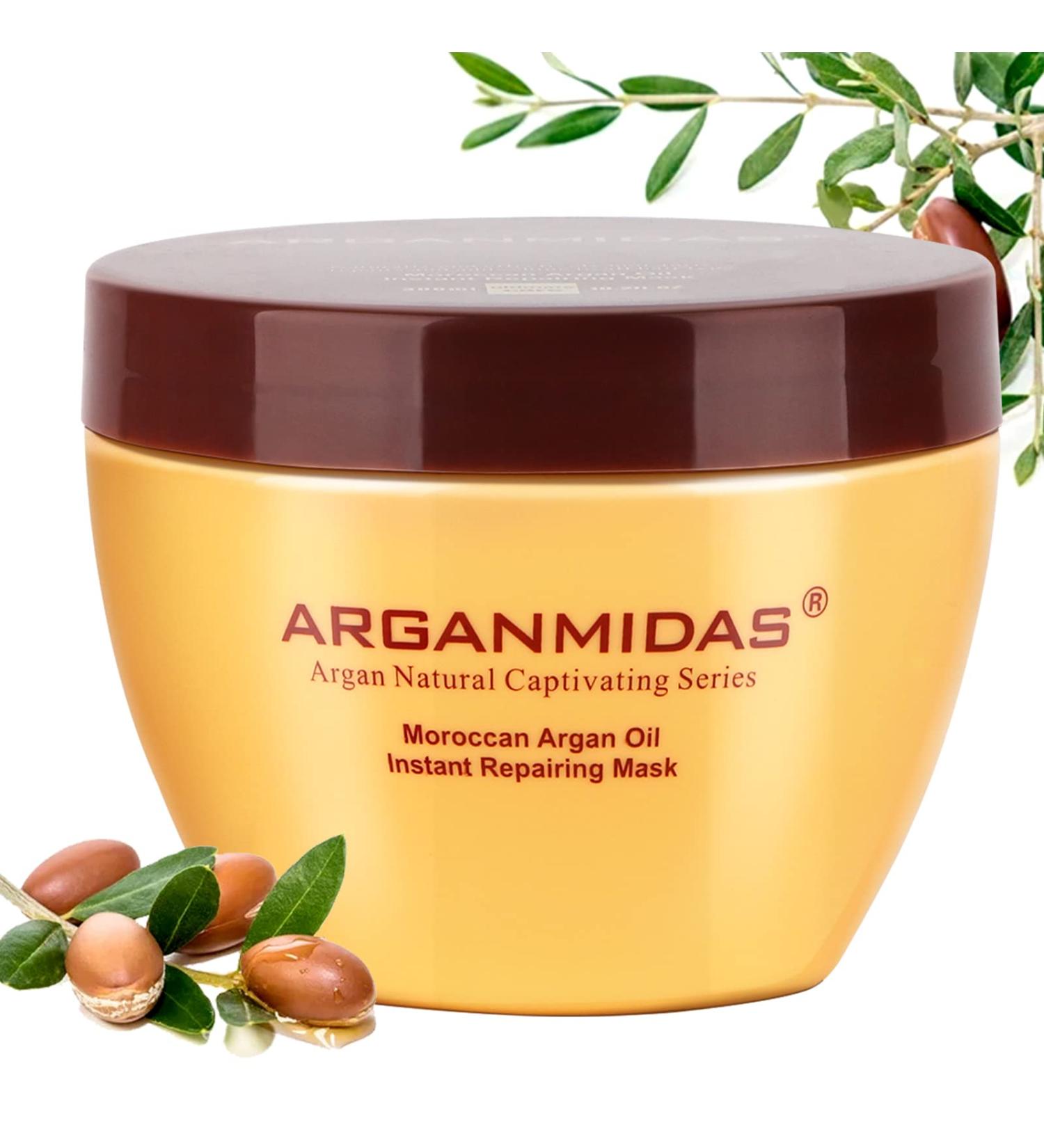 Hair Mask for Dry Damaged Hair Treatment Instant Repair Mask Moroccan Argan Oil Moisturizing Deep Conditioner Hair Treatment Mask for - Buy Online on GoSupps.com