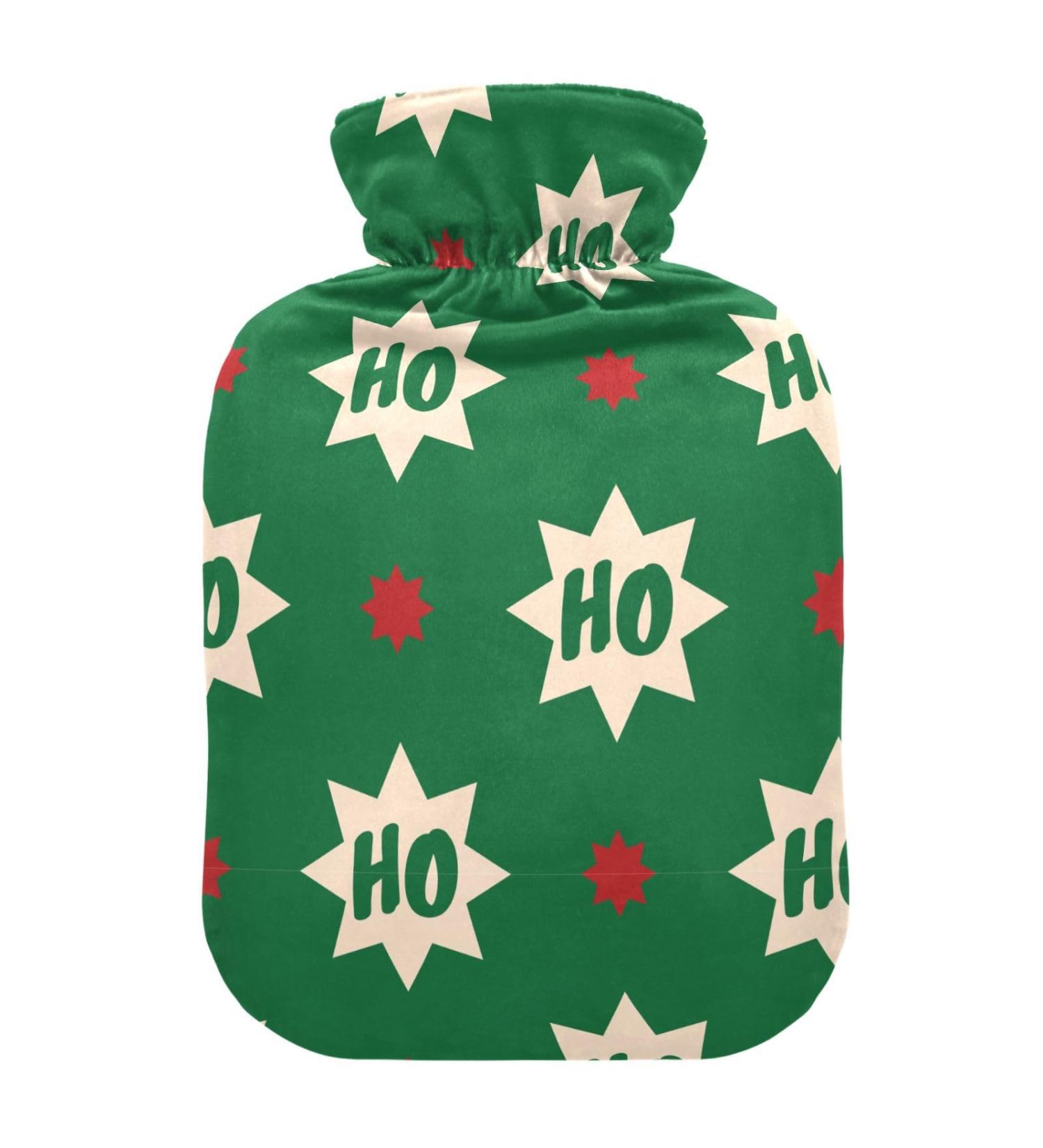 Buy Christmas Ho Green Hot Water Bottle | 1L Pain Relief & Bed Warmer | Ideal for Arthritis | International Shipping Available - Buy Online on GoSupps.com