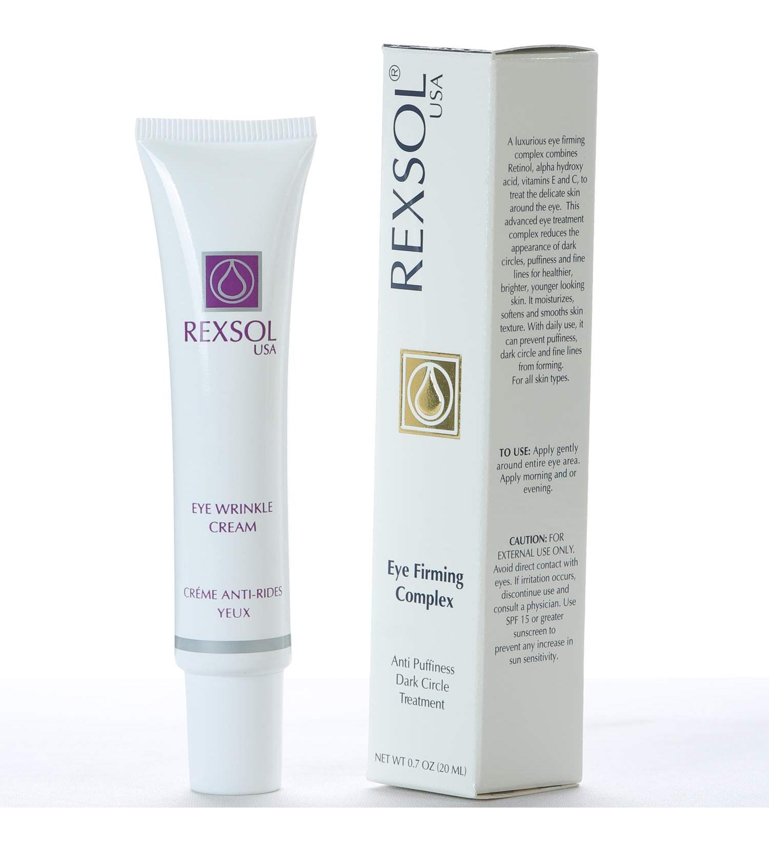 REXSOL Eye Firming Complex: Anti-Puffiness & Dark Circle Treatment (20ml/0.7oz) - Under Eye Cream - Buy Online on GoSupps.com