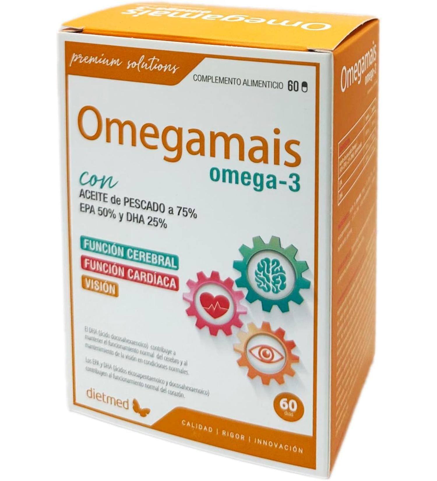Dietmed Omegamais 60 Capsules - Buy Online on GoSupps.com