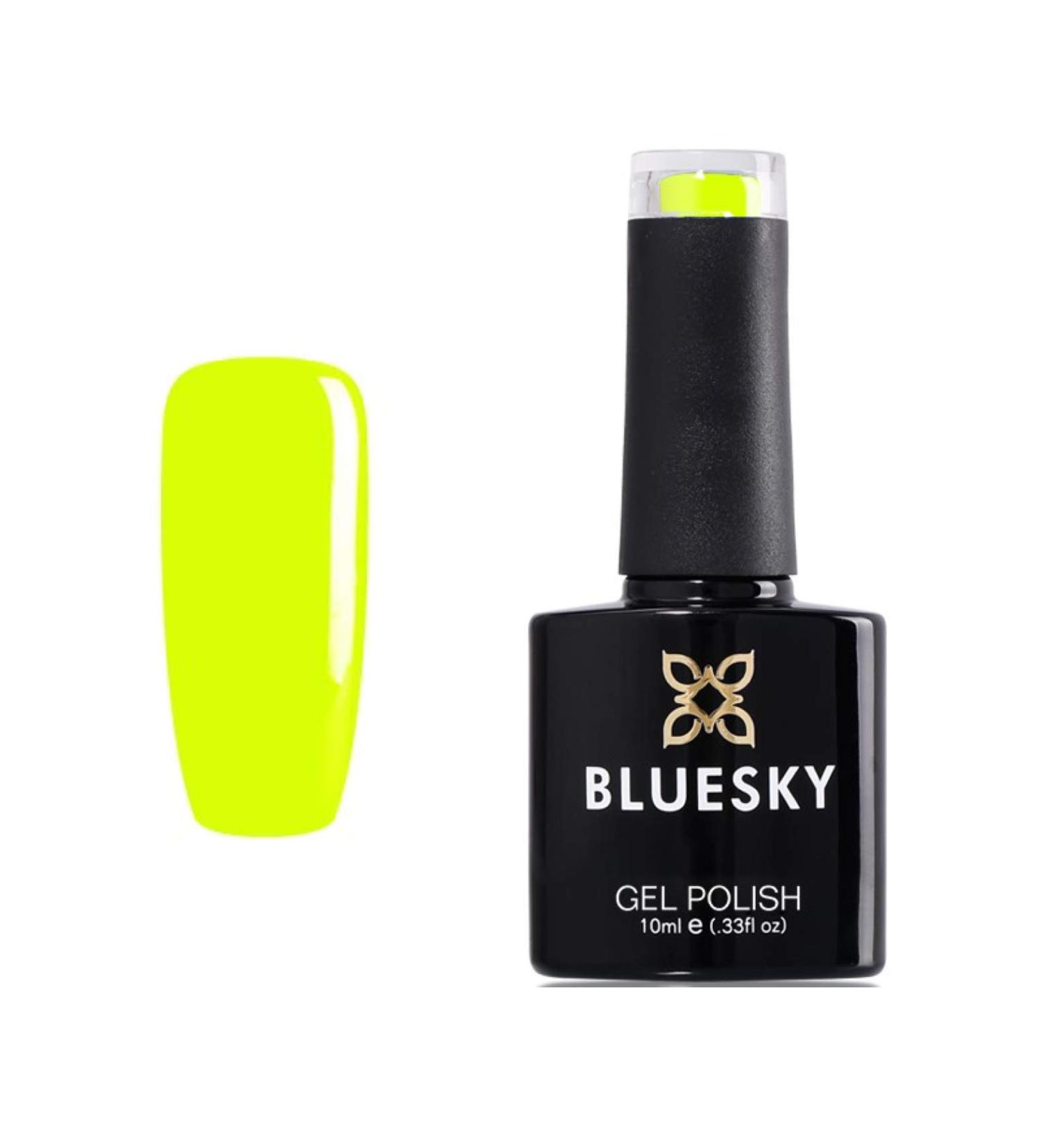 Bluesky NEON Lemon Drop Yellow Tastic NEON 08 Nail Gel Polish UV LED Soak Off 10ml - Buy Online on GoSupps.com