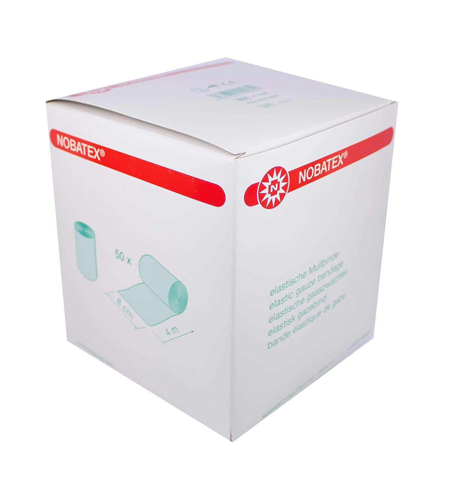 NOBA Nobatex Elastic Gauze - 8cm x 4m 50 Pieces Pack for International Shipping - Buy Online on GoSupps.com