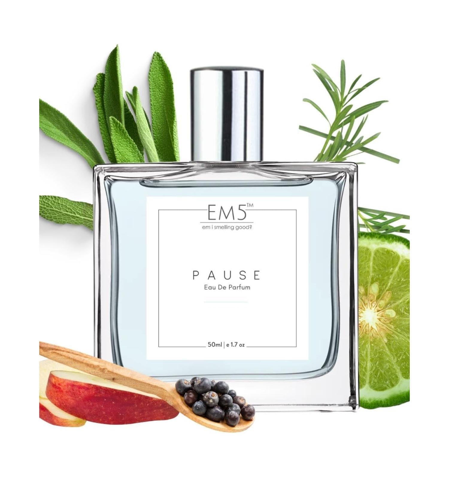 E.M.5 Pause Perfume for Men Strong and Long Lasting Spray | Aromatic Fresh Amber Fragrance | Eau de Parfum (EDP) | Luxury Gift for Him. - Buy Online on GoSupps.com