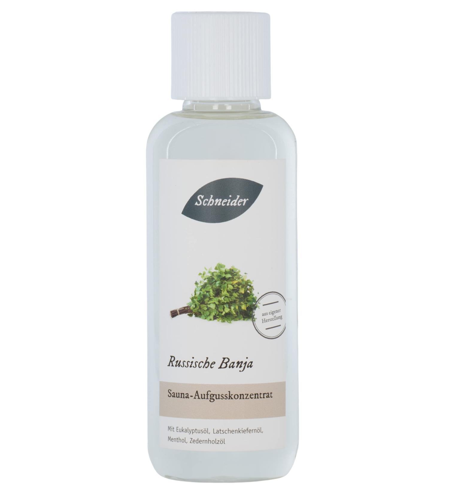 Buy Saunabedarf Schneider Infusion Concentrate - Russian Banja 250ml for Ultimate Sauna Experience | International Shipping Available - Buy Online on GoSupps.com