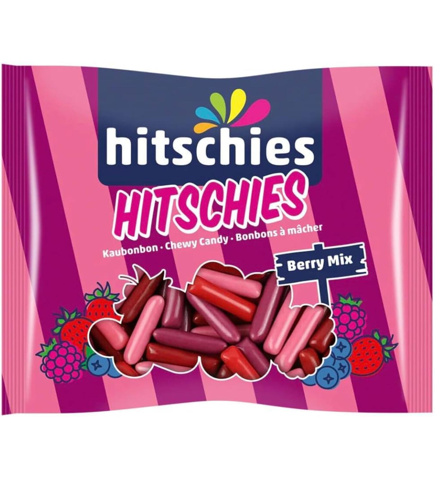 Berry Mix - Kaubonbon - Chewy Candy - Bonbons m cher - Bonbons Hitschies - D licieuses Friandises Surprises aux Saveurs Intenses Parfaites pour les F tes - 210g