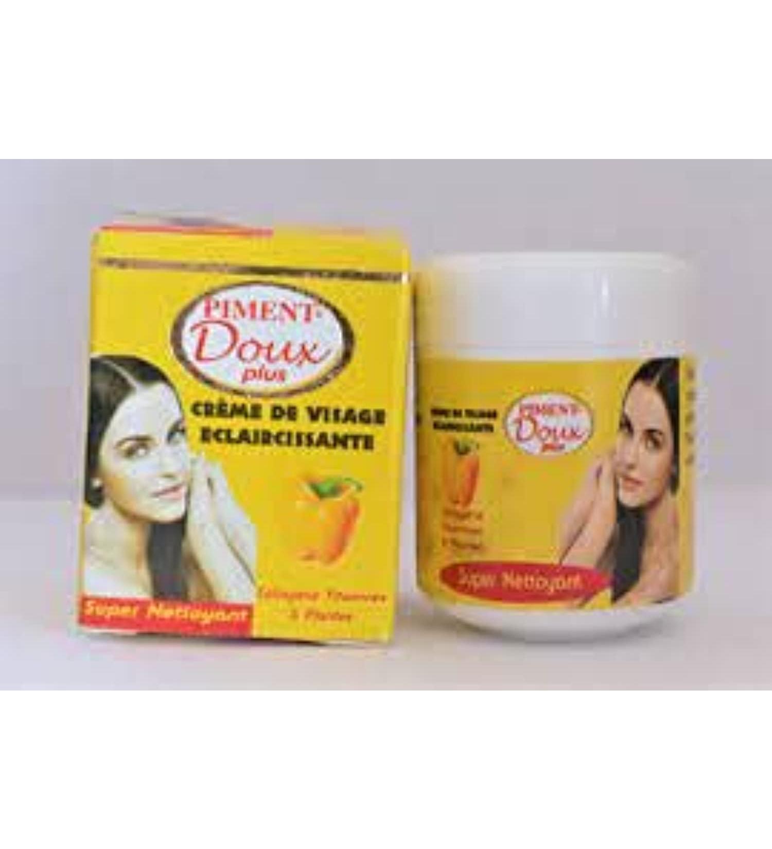 piment doux Sweet Pepper Skin Care Cream for All Skin Types Face Use with Anti Spots Corrector Pepper Scent in Tube