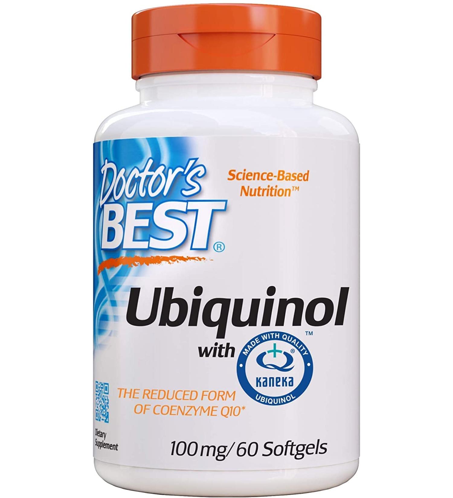 Buy Doctor's Best Ubiquinol 100 mg - 60 Softgels | Premium CoQ10 Supplement - Buy Online on GoSupps.com