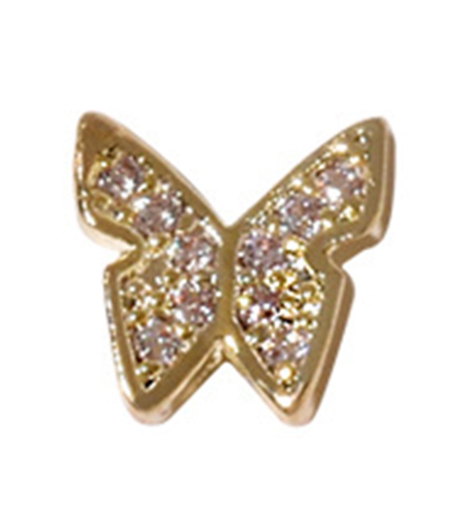 Cubic Zirconia Manicure Decor Exquisite Elegant Cubic Zirconia Eye-catching Nail Stud Nail Beauty Accessory Manicure Decor DIY Golden 1 - Buy Online on GoSupps.com