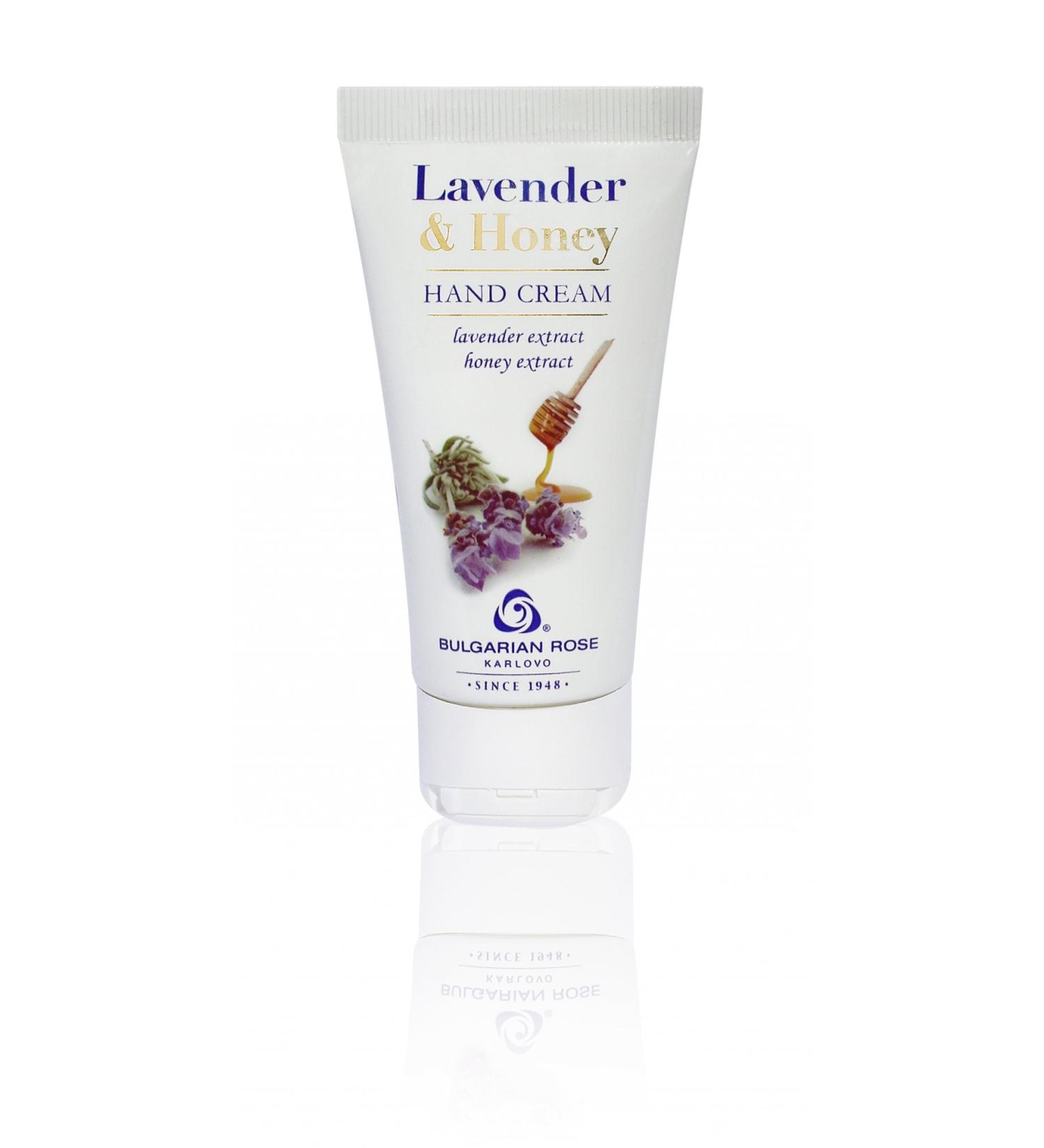 Bulgarian Rose Hand Cream with Lavender & Honey - 50ml | Nourish & Protect Your Hands | International Shipping Available - Buy Online on GoSupps.com