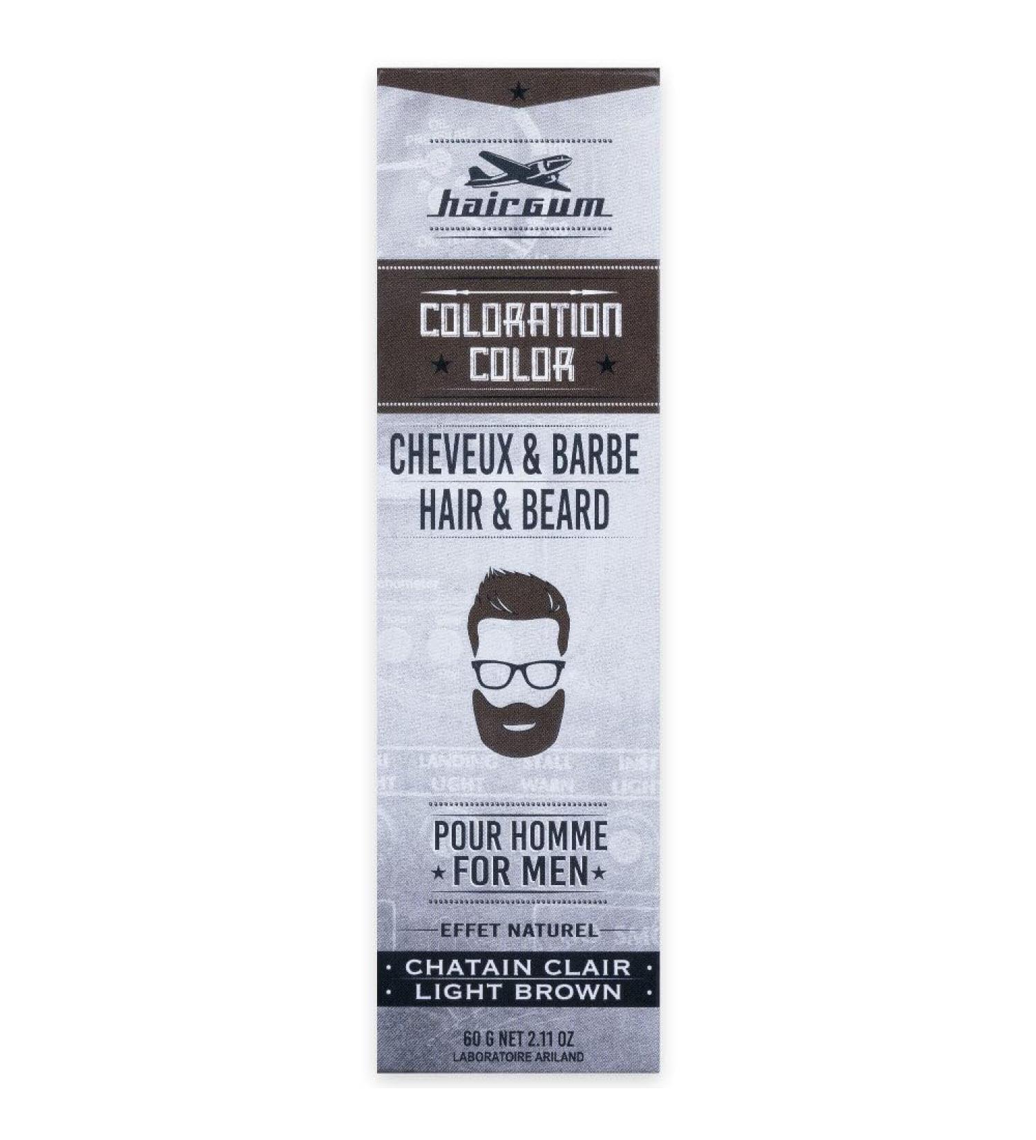 Hair & Beard Color Light Brown No 51 Hairgum 60 gr