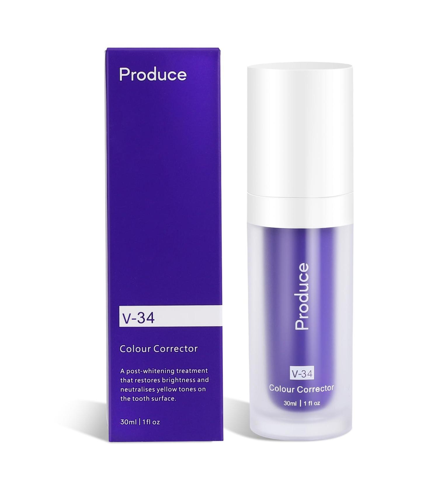 Purple Toothpaste for Teeth Whitening - Instant Brightening Color Corrector - 30ML Whitening Kit - Buy Online on GoSupps.com