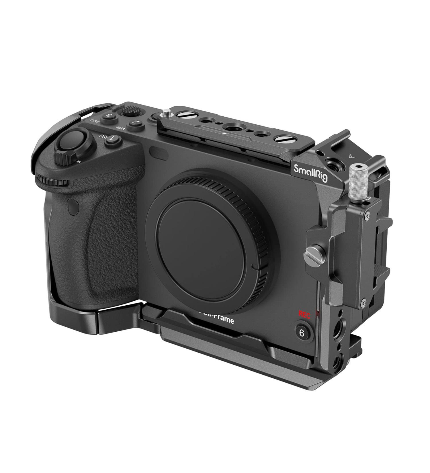 SmallRig Cage for Sony FX30 FX3 with HDMI Cable Clamp | Classic Black Surface | Cold Shoe & NATO Rail | Modular Design | Compatible with Original XLR Handle - 4183 - Buy Online on GoSupps.com