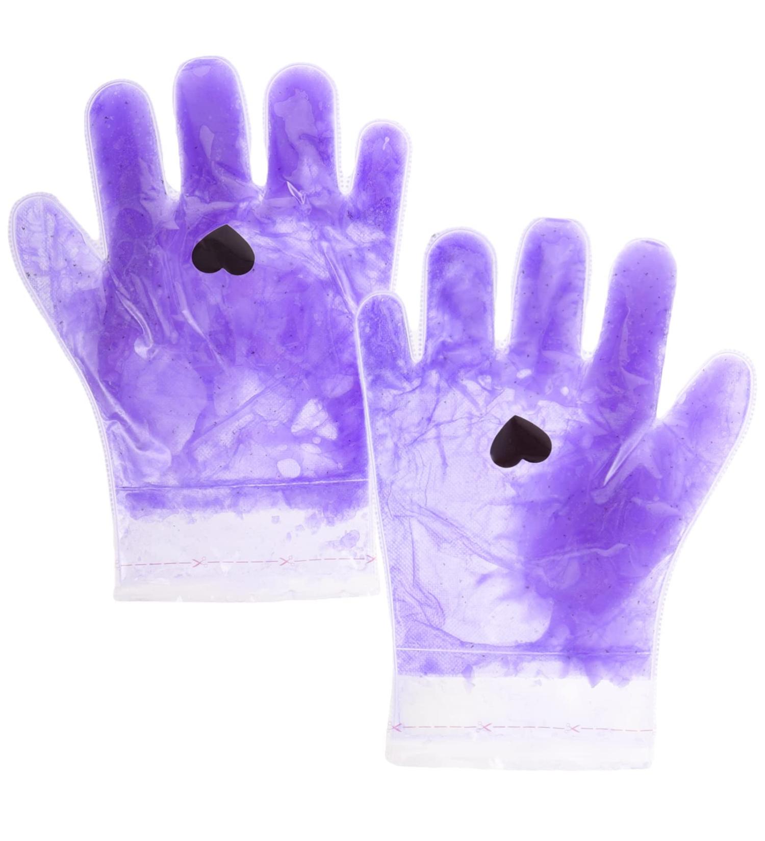 FRCOLOR 1 Pair Hand Wax Set Foot Wax Set Grooming Gloves Nail Art Gel Nail Building Gel Moisturizing Hand Masks Beauty Hand Masks Hand Moisturizing Gloves Paraffin Hand Cover Spa 25x5.4x0.8cm Violet - Buy Online on GoSupps.com