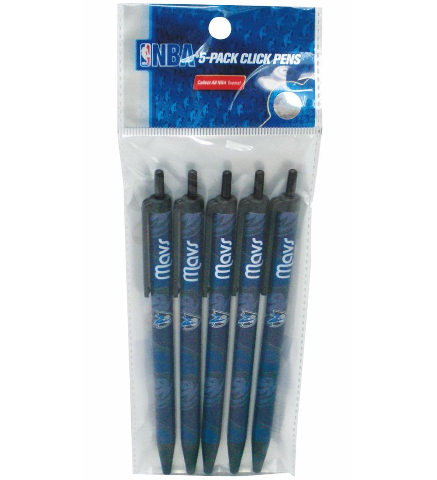 Pro Specialties Group Dallas Mavericks 5 Pack Click Pens
