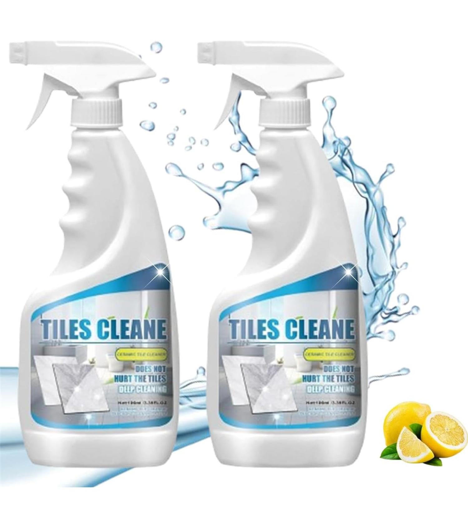 Jue Fish Tile Cleaner Tile Grout Cleaner Sprayer Powerful Tile Cleaner Sprayer for Cleaning Tiles and Joints (2Pcs) - Buy Online on GoSupps.com