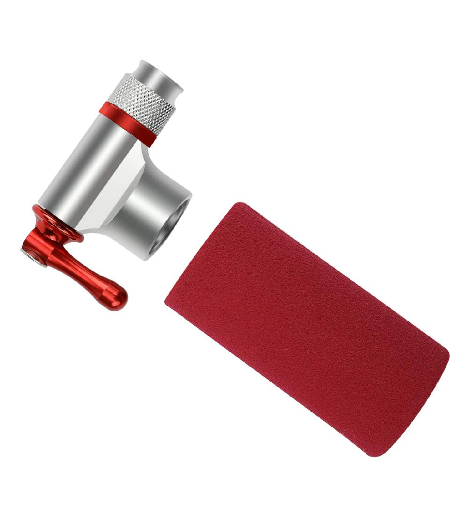 CO2 Bike Tire Inflator with Insulated Sleeve - Presta and Schrader Compatible | Quick & Easy Pump for Road and Mountain Bikes (Cartridges Not Included) - Buy Online on GoSupps.com