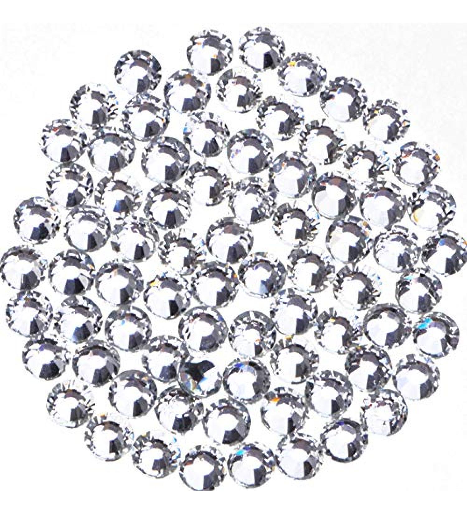 3000 Pcs Hot Fix Glass Flatback Rhinestones - Crystal Clear SS10 (3mm) - Buy Online on GoSupps.com