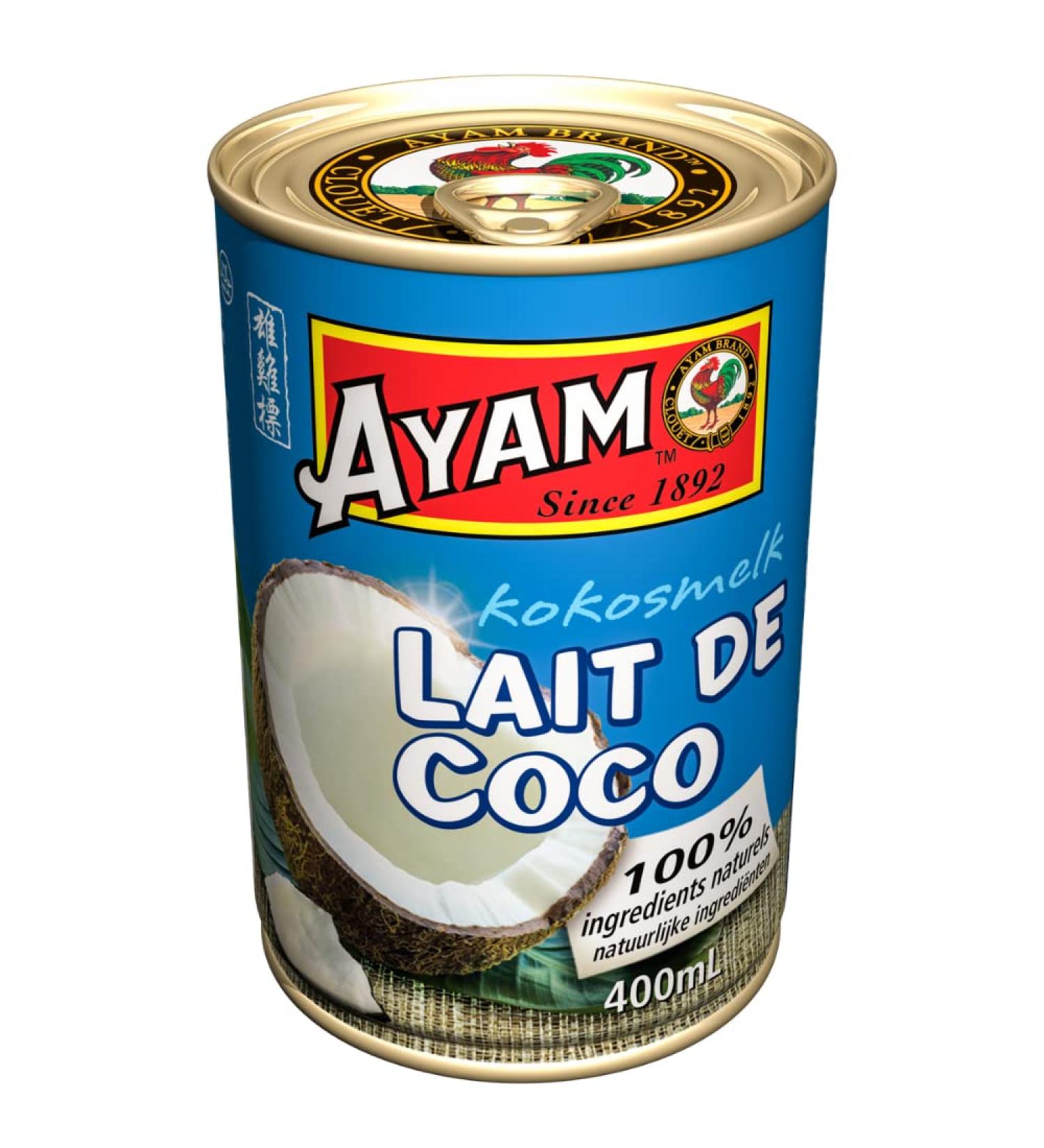 AYAM Coconut Milk | 100% Natural Ingredients | Authentic Taste | High Quality | Healthy Eating | Vegetable Milk | Lactose Fre - Buy Online on GoSupps.com