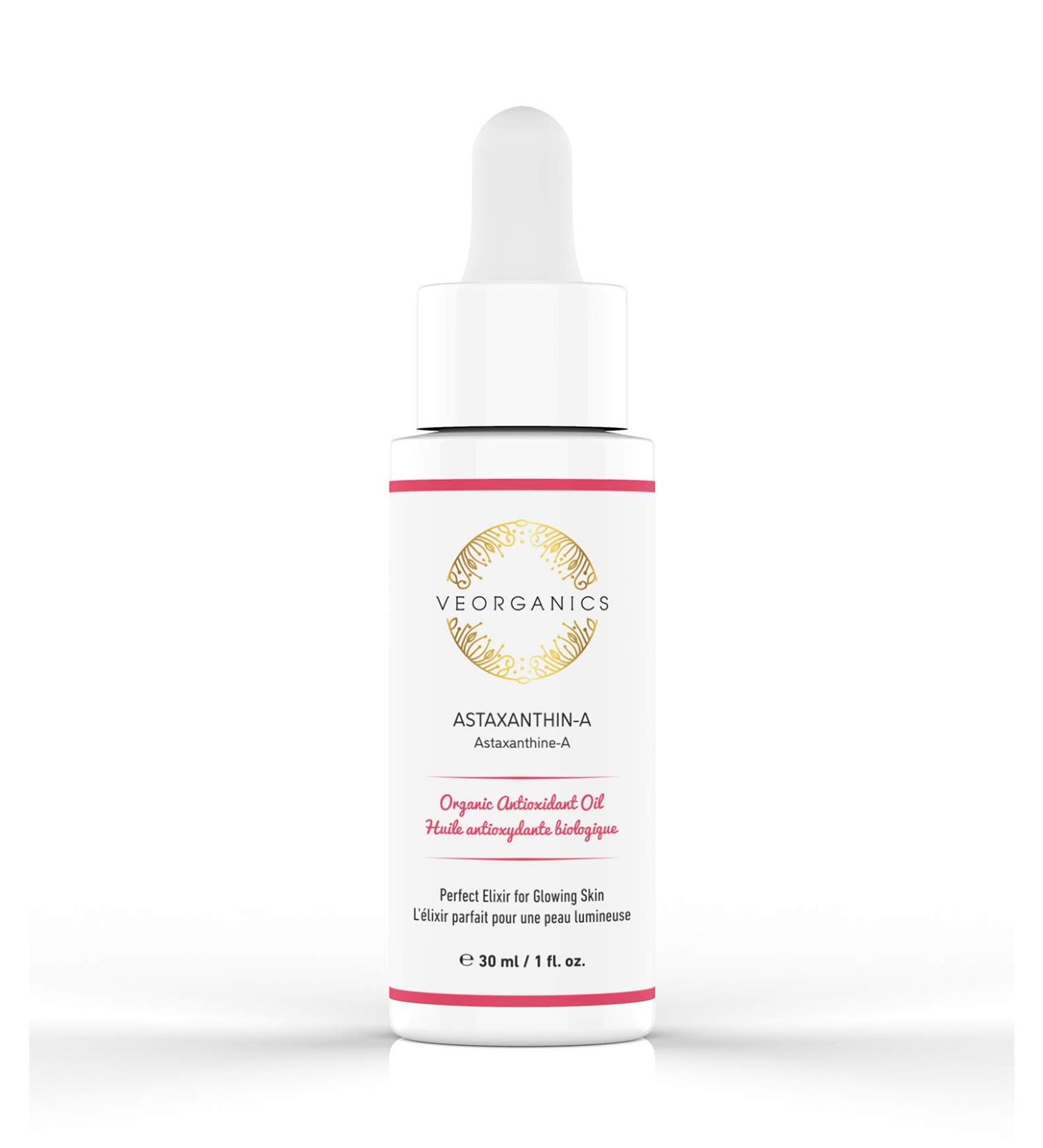 Astaxanthin-A Organic Facial Oil | Best Moisturizer & Skin Care for Women | Hydrating Face Oil - Buy Online on GoSupps.com