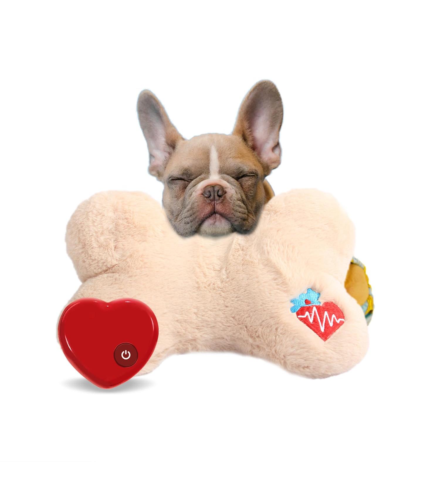 All For Paws Cuddly Heartbeat Plush Dog Toy Puppy Behavioral Aid Pink Pillow | International Shipping - Buy Online on GoSupps.com