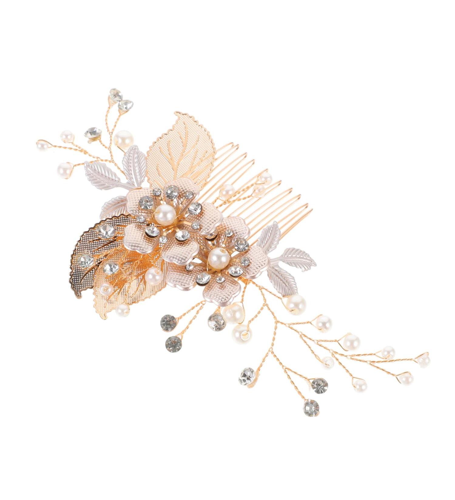 Gogogmee Hair Comb Fairy Jewelry for Women Hair Styling Accessories Bride Hair Accessories Hanfu Hair Accessories Formal Hair Accessories for Women Flower Hair Accessories Wedding Hair Clip - Buy Online on GoSupps.com