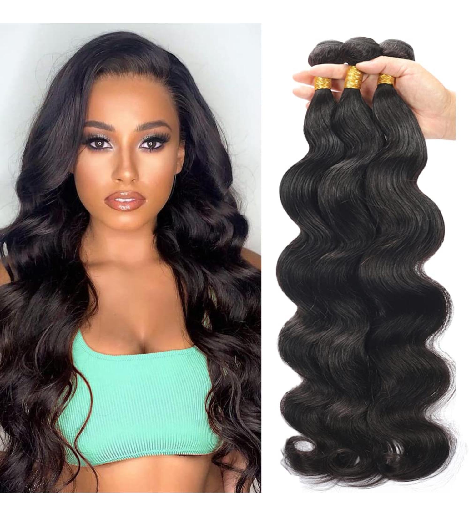 10A Body Wave Human Hair Bundles - 12 14 16 Inch - 100% Unprocessed Weave Extensions for Black Women - Buy Online on GoSupps.com