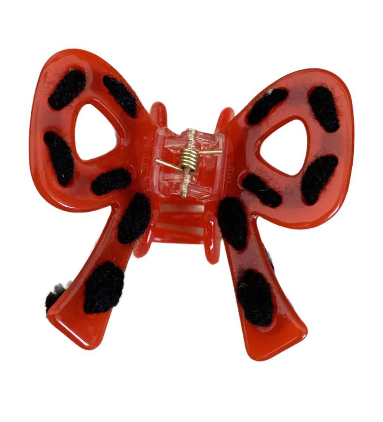 AJOIDR Bowknot Hair Clip Acetic Acid Claw Clip Hair Banana Barrettes Nonslip Jaw Clip Braid HairClaw for Women SideBangs Red - Buy Online on GoSupps.com