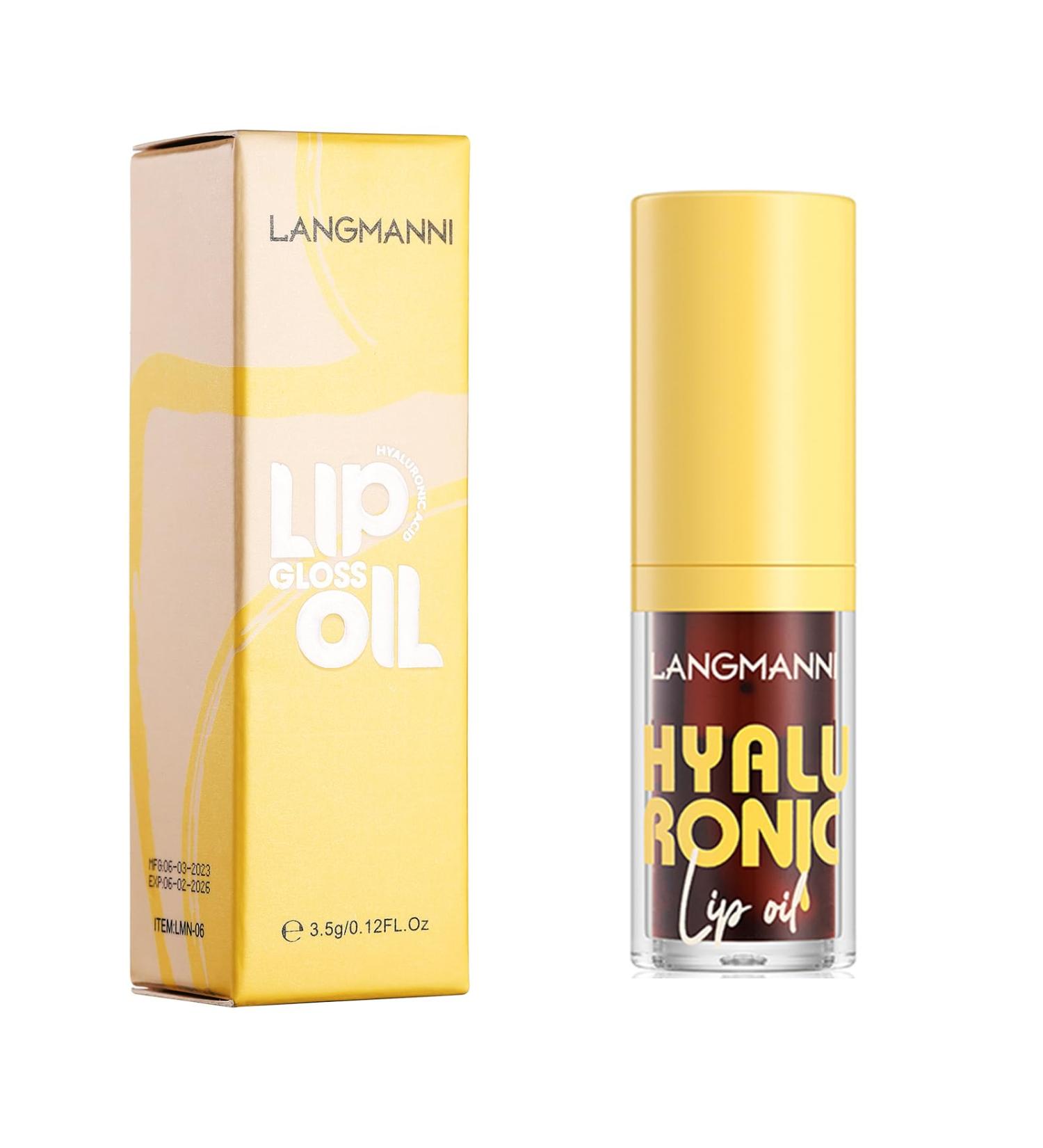 Moisturizing Lip Oil Nourishing And Hydrating Lip Care For Dry Lips Long Lasting Lip Balm For Women Party Makeup Lip Gloss Chocolate - Buy Online on GoSupps.com