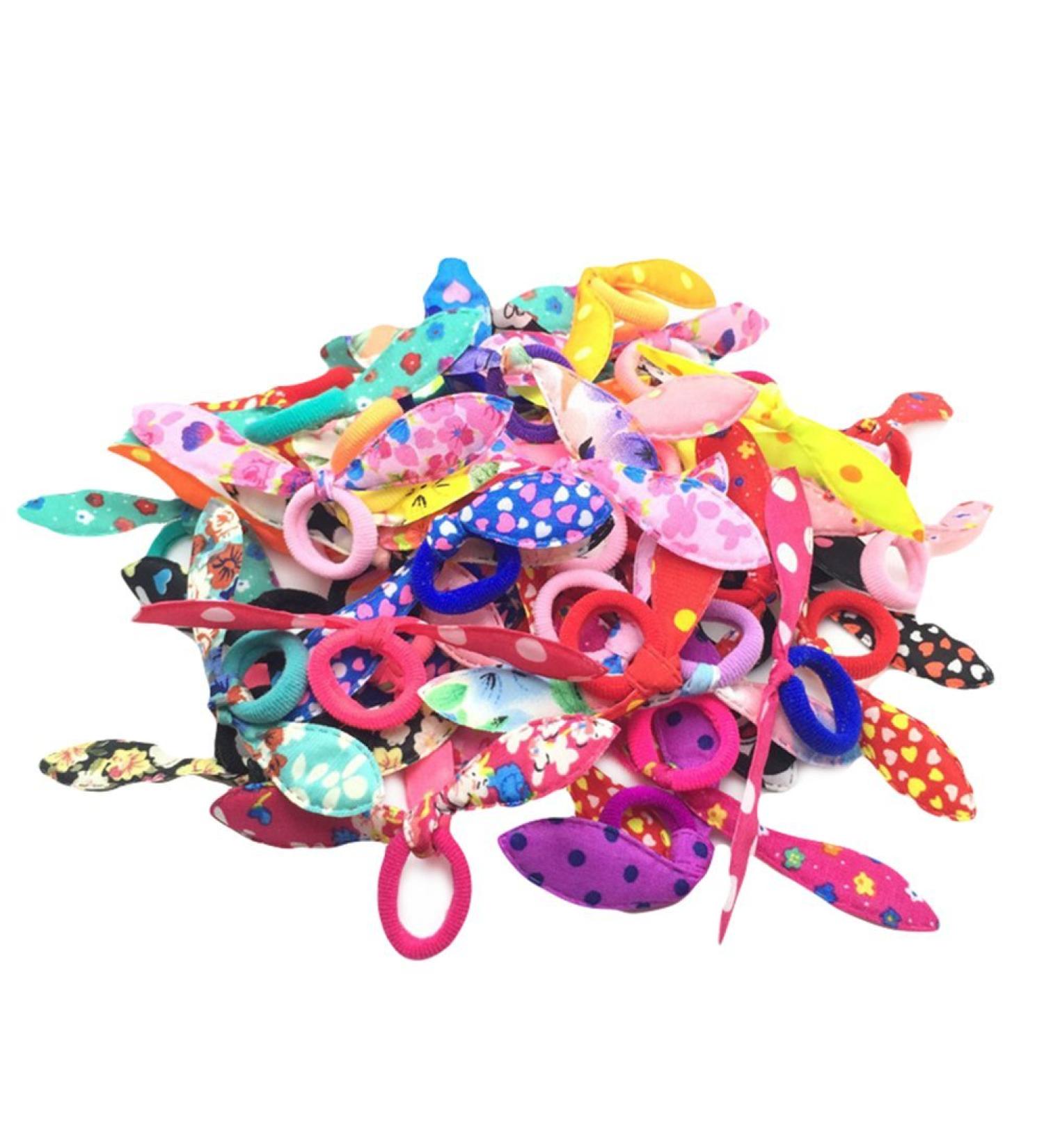 Buy Demark Rabbit Ears Hair Tubes - Colorful Rubber Tape Hair Bands & Accessories for Perfect Ponytails - Buy Online on GoSupps.com