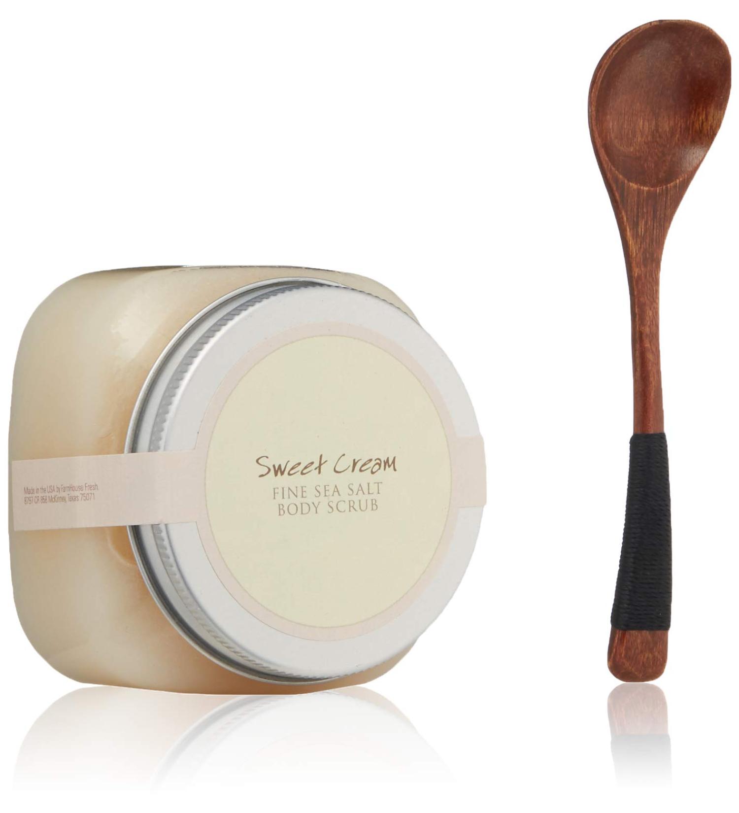 FarmHouse Fresh Fine Body Scrub - Sweet Cream 6 oz | Exfoliating Body Scrub - Buy Online on GoSupps.com